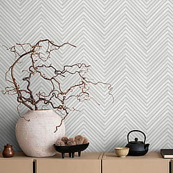 Galerie Wallcoverings Product Code 33375 - The Woods And Wicker Wallpaper Collection - Grey Colours - Wood optics Design