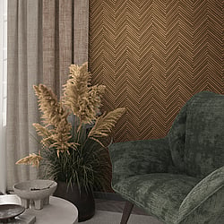 Galerie Wallcoverings Product Code 33378 - The Woods And Wicker Wallpaper Collection - Brown Colours - Wood optics Design