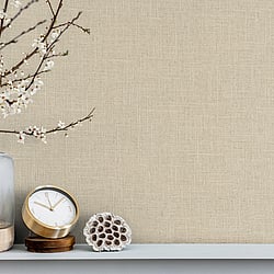 Galerie Wallcoverings Product Code 33392 - The Woods And Wicker Wallpaper Collection - Beige Colours - Uni Design