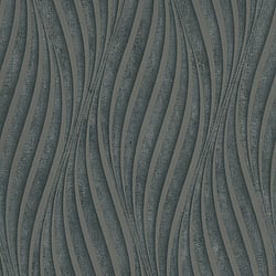 Galerie Wallcoverings Product Code 34264 - Urban Textures Wallpaper Collection - Black  Silver Colours - Wave Design