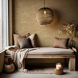 Galerie Wallcoverings Product Code 34640 - Terra Wallpaper Collection - Brown Colours - Plaster look Design