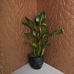 Galerie Wallcoverings Product Code 34926 - Eclectic Wallpaper Collection - Copper Colours - Metallic look Design