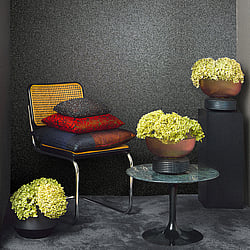 Galerie Wallcoverings Product Code 34945 - Eclectic Wallpaper Collection - Anthracite Colours - Uni Design