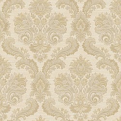 Galerie Wallcoverings Product Code 35942 - Ornamenta Wallpaper Collection - Beige Gold Colours - Floral Damask Design