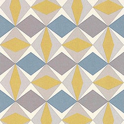 Galerie Wallcoverings Product Code 51144002 - Skandinavia 2 Wallpaper Collection - Yellow Blue Grey Colours - Yellow Oslo Geometric Design