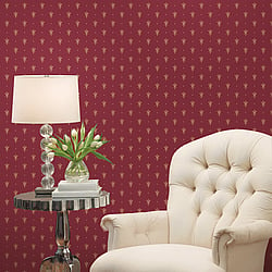 Galerie Wallcoverings Product Code 95605 - Ornamenta Wallpaper Collection - Red Gold Colours - Ornamenta Motif Design