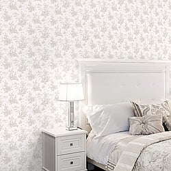 Galerie Wallcoverings Product Code AB27655 - Abby Rose 3 Wallpaper Collection - Beige Colours - Toile Design