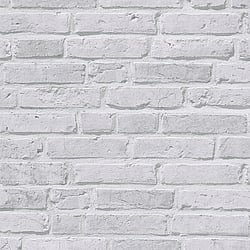 Galerie Wallcoverings Product Code BB51104 - The Bricks And More Wallpaper Collection - Grey Colours - Brickshire Residents Motif Design