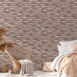 Galerie Wallcoverings Product Code BB51109 - The Bricks And More Wallpaper Collection - Beige Cream Colours - Weathered Walls Motif Design