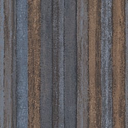 Galerie Wallcoverings Product Code G67803 - Ambiance Wallpaper Collection - Brown Navy Blue Colours - Nomed Stripe Design