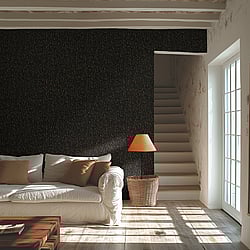 Galerie Wallcoverings Product Code HZ62073 - Horizon Wallpaper Collection - Metallic Black Colours - Mediterranean Charm Design