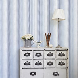 Galerie Wallcoverings Product Code ST36920 - Simply Stripes 3 Wallpaper Collection - Blue Colours - Random Stripe Design