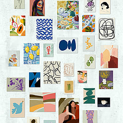 Galerie Wallcoverings Product Code WH45190M - Welcome Home Murals Wallpaper Collection - Multi-coloured Colours - Eclectic Art Wall Design