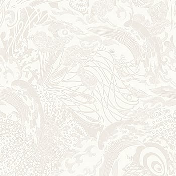 Galerie Wallcoverings Product Code 12612 - Ted Baker Fantasia Wallpaper Collection - White Taupe Colours -  