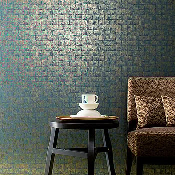 Galerie Wallcoverings Product Code 30827 - Montego Wallpaper Collection - Turquoise Gold Colours -  