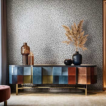 Galerie Wallcoverings Product Code 35814 - Fashion Icon Wallpaper Collection - Silver Colours -  