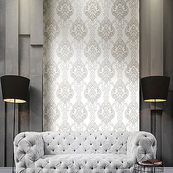 Galerie Wallcoverings Product Code 42520 - Opulence Wallpaper Collection - Grey Colours -  