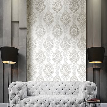 Galerie Wallcoverings Product Code 42520 - Opulence Wallpaper Collection - Grey Colours -  