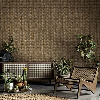Galerie Wallcoverings Product Code 45742 - Woods And Wicker Wallpaper Collection - Brown Colours -  