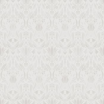 Galerie Wallcoverings Product Code 51017 - Blomstermala Wallpaper Collection - Beige White Colours -  