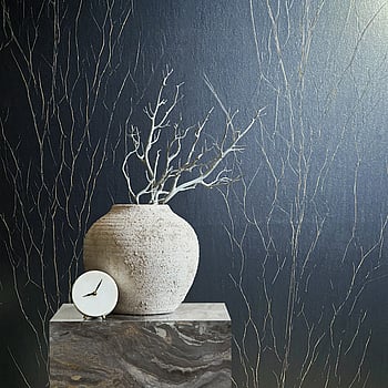 Galerie Wallcoverings Product Code 63426 - Natural Opulence Wallpaper Collection - Blue Gold Colours -  