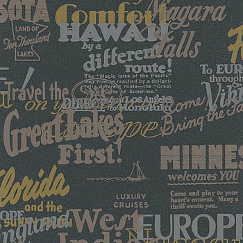 Galerie Wallcoverings Product Code 6815-30 - Home Wallpaper Collection - Black Colours -  