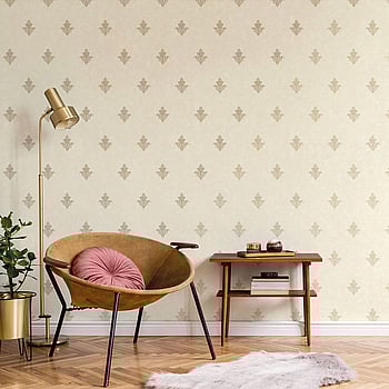 Galerie Wallcoverings Product Code 7013 - Emporium Wallpaper Collection - Cream Gold Colours -  