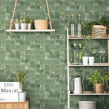 Galerie Wallcoverings Product Code 7345 - Evergreen Wallpaper Collection - Dark Green Colours -  