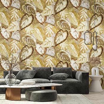 Galerie Wallcoverings Product Code 81349 - Pepper Wallpaper Collection - Curry Colours -  