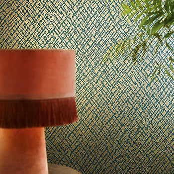 Galerie Wallcoverings Product Code 91941 - Vault Wallpaper Collection - Green, Gold Colours -  