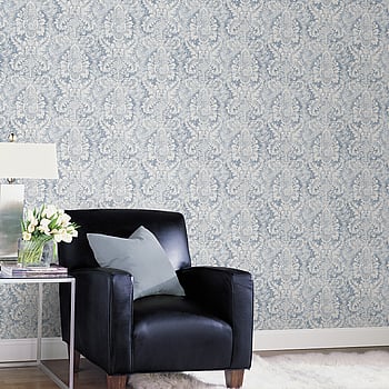 Galerie Wallcoverings Product Code AF37714 - Abby Rose 4 Wallpaper Collection - Blue Grey Colours -  