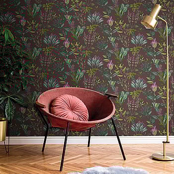 Galerie Wallcoverings Product Code BL22742 - Botanica Wallpaper Collection - Purple Colours -  