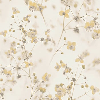 Galerie Wallcoverings Product Code BW51037 - Blooming Wild Wallpaper Collection - Yellow Grey Cream Colours -  