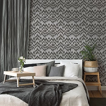 Galerie Wallcoverings Product Code ES31117 - Escape Wallpaper Collection - Grey, Silver, Black Colours -  