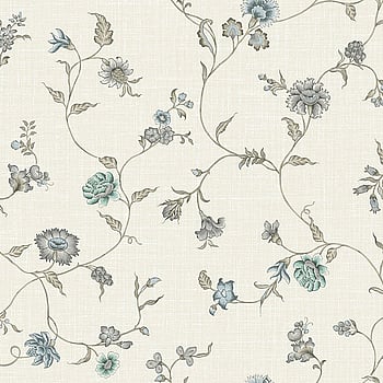 Galerie Wallcoverings Product Code FC61008 - French Country Wallpaper Collection - Greyed-out Blues Colours -  
