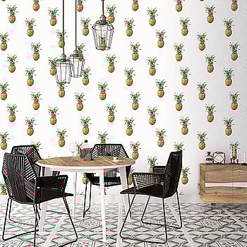 Galerie Wallcoverings Product Code G45453 - Just Kitchens Wallpaper Collection - White Green Brown Colours -  
