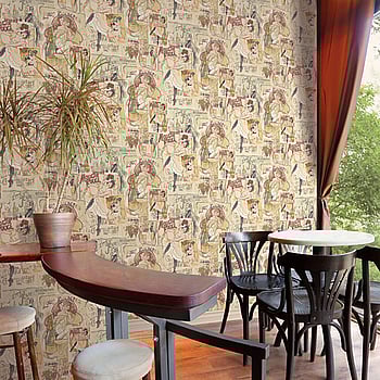 Galerie Wallcoverings Product Code G56113 - Memories 2 Wallpaper Collection - Red Colours -  