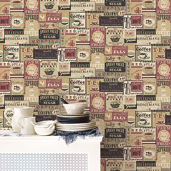 Galerie Wallcoverings Product Code G56172 - Nostalgie Wallpaper Collection - Red Colours -  