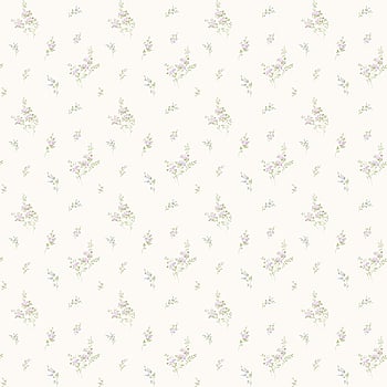 Galerie Wallcoverings Product Code G67919 - Miniatures 2 Wallpaper Collection - White Purple Green Colours -  