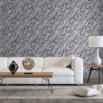 Galerie Wallcoverings Product Code G68096 - Special FX 2 Wallpaper Collection - Silver, Grey, Black Colours -  