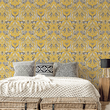 Galerie Wallcoverings Product Code G78315 - Bazaar Wallpaper Collection - Yellow Colours -  