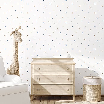 Galerie Wallcoverings Product Code G78366 - Tiny Tots 2 Wallpaper Collection - Blue Beige Colours -  