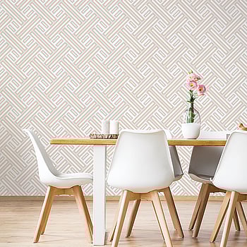 Galerie Wallcoverings Product Code GX37600 - Geometrix Wallpaper Collection - Grey Rose Gold Colours -  