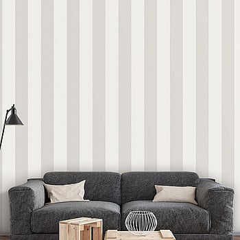 Galerie Wallcoverings Product Code MH36539 - Simply Stripes 3 Wallpaper Collection - Pale Grey Grey Colours -  