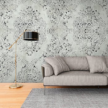 Galerie Wallcoverings Product Code WH45204M - Welcome Home Murals Wallpaper Collection - Grey, Black, White Colours -  