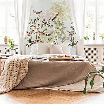 Galerie Wallcoverings Product Code WH45240M - Welcome Home Murals Wallpaper Collection - Yellow, Grey, Green Colours -  